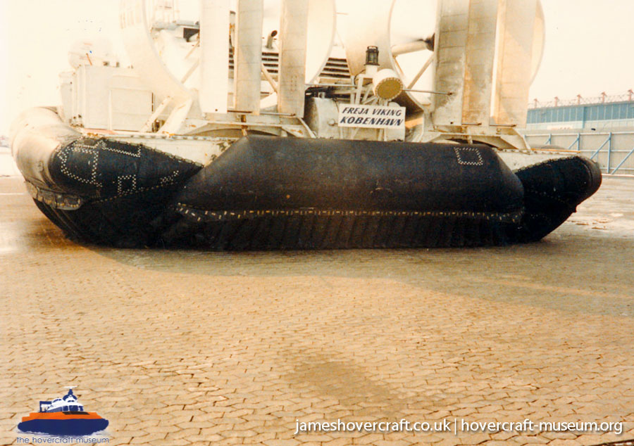 AP1-88 hovercraft with the Scandinavian company SAS -  (credit: The <a href='http://www.hovercraft-museum.org/' target='_blank'>Hovercraft Museum Trust</a>).